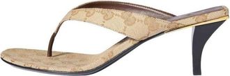 Gucci (WMNS) Gucci Vittoria Thong Sand Dark Brown 870786-FAF3Z-9642