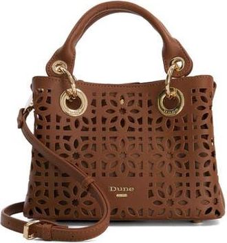 Dune London Diddydelaser Faux Leather Top Handle Bag in Tan at Nordstrom Rack