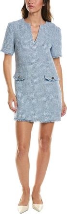Toccin Blythe Wool-Blend Mini Shift Dress