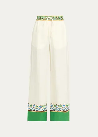 Alemais Bridgette Wide-Leg Pants