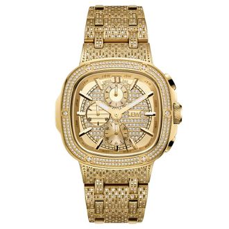 JBW Platinum Series Chronograph Gold-tone Dial Mens Watch PS545A