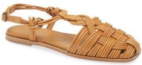 Hereu Mantella Ankle Strap Sandal in Light Camel at Nordstrom Rack, Size 6.5Us / 37Eu