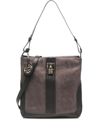 V° 73 lock-detail shoulder bag - Grey