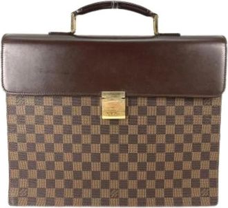 Louis Vuitton Pre-owned Damier Briefcase - - Pre-owned - Donna - Marrone - ONE SIZE