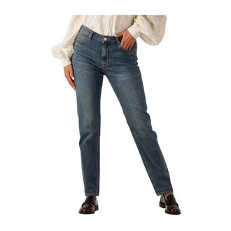 Summum Jeans, Dames, Blauw, S, Lichtgewicht Tapered Jeans