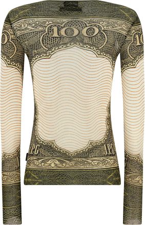 Jean Paul Gaultier Womens Multicolor Polyamide Long Sleeve T-Shirt