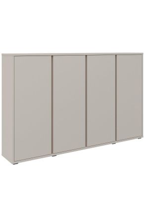 Xora Schuhschrank, Kaschmir, Holzwerkstoff, 18 Fächer, 192.7x120x34 cm, Kleinmöbel