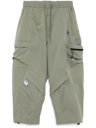 Musium Div. drawstring cargo trousers - men - Polyester - L - Green