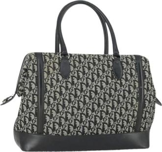 Dior Pre-owned Handbags, female, Black, Size: ONE SIZE Pre-owned Vintage Boston Bag