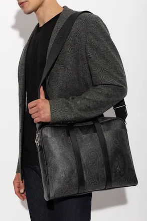 Etro Briefcase, Mens, Grey