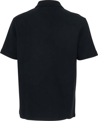 Jil Sander Mens Polo Shirt With Front Zip Black T-Shirts And Polos