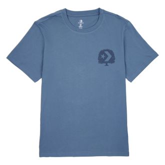 Converse T-Shirt CONVERSE MENS CONVERSE TREE T-SHIRT, Herren, Gr. XXL, blau (lakeside blau), Obermaterial: 100% Baumwolle, Shirts T-Shirt