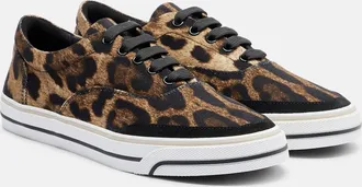 Dolce & Gabbana Leopard-print canvas sneakers