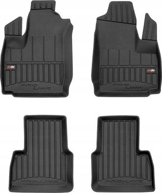 OEM Alfombras Y Felpudos De Goma Fiat Doblo 1 2000-2010 3d Trouble