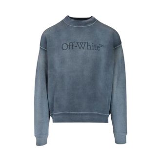 Off-white Sweatshirts, male, Blue, S, Laundry Skate Sweatshirt