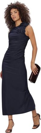 Y.A.S Y.a.s, Kleedjes, Dames, Blauw, XS, Leer, Yasdona SL Lange Jurk - Show