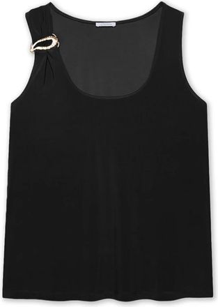 Fiorella Rubino Donna, Top, Nero, 2Xl, new