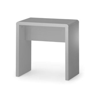 Julian Bowen Manhattan Dressing Stool Grey - Julian Bowen | TJ Hughes