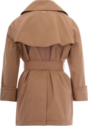 Herno Womens Trench Coat Dean Camel & Raincoats