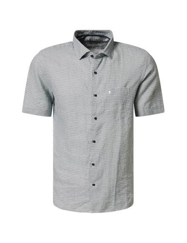 Chemise Homme Pierre Cardin - Blanche à Rayures Grises - Manches Longues - Taille S - Neuf Avec étiquettes