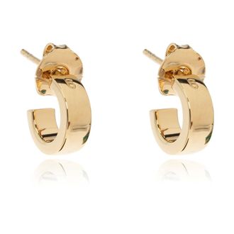 Maison Margiela Earrings, female, Yellow, Size: ONE SIZE Earrings with engraved logo