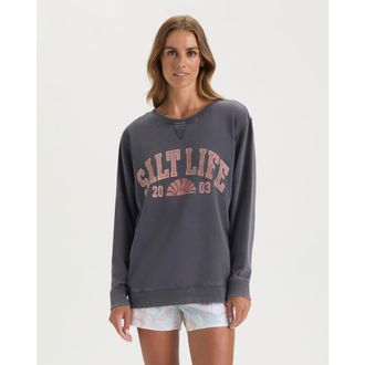 Salt Life Local Time Sweatshirt in Storm at Nordstrom, Size X-Large