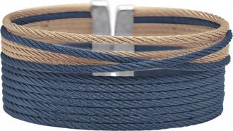 Alór Openwork Cuff In Blueberry & Carnation