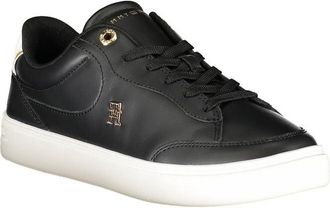 Tommy Hilfiger Leather and Polyurethane Sneaker - Black