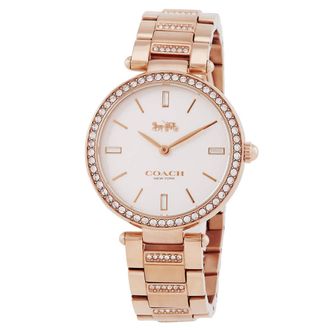 Coach Park Quartz Crystal White Dial Ladies Watch 14503094