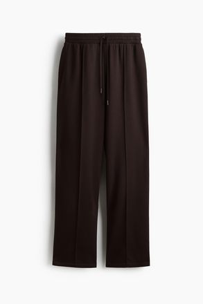 H&M Superweiche Hose mit Falten - Brown