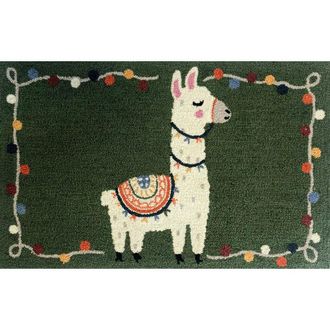 R16 Home Craft Llama Door Mat in Fern Multi at Nordstrom Rack, Size 24X36 Ft
