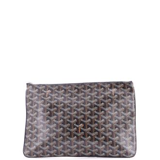 Goyard Senat Zip Pouch Coated Canvas MM