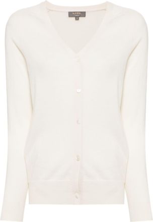 N.Peal Lara cashmere cardigan - women - Cashmere - S - White