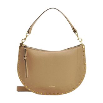 Isabel Marant Oskan Moon Bag - Dames - Tassen - Bruin - Maat: ONE Size Katoen