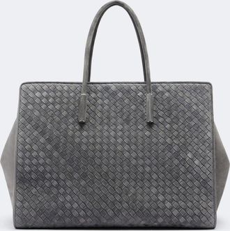 Bottega Veneta Barbara Large Intrecciato suede tote bag