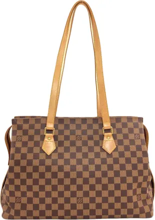 Louis Vuitton Damier Canvas Ebene Damier Canvas Tote Bag (Pre-Owned)