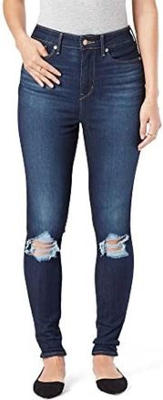 Levi's Signature Gold Jeans Womens Blue Distressed Skinny Leg JZZ1357