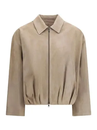 Salvatore Santoro Suede Bomber Jacket