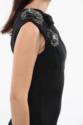 Balmain Vestito Monospalla Con Dettagli Statement Balmain