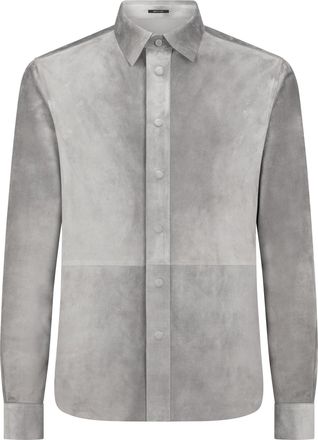 Tom Ford Mens Shirt Calfskin Grey