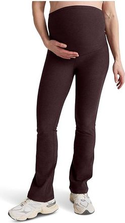Beyond Yoga Spacedye Practice Maternity Pants Womens Clothing Dark Chocolate Heather : XL (US Womens 14-16), Elastane/Polyester