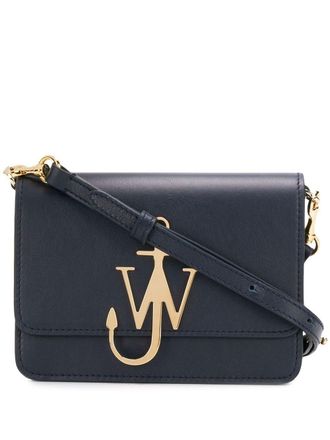 J.W.Anderson navy anchor logo bag - women - Leather - OS - Blue