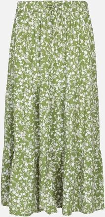 Mountain Warehouse Womens Mountain Warehouse Womens/Ladies Palermo Tiered Midi Skirt - Green - Size: 18/32in