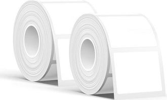 OEM Papel Para Etiquetas - Etiquetas T&eacute;rmicas Autoadhesivas - 40 Mm X 30 Mm - 220 Hojas/rollo - 2 Rollos - Verde