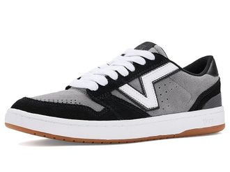 Vans Lowland 2.0 Athletic Shoes Black/Gray : Mens 13 - Womens 14.5 Medium, Leather/Synthetic