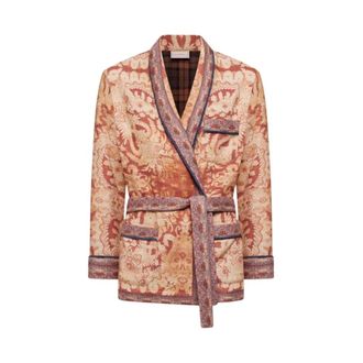 Pierre-Louis Mascia Blazers, female, Yellow, Size: XS Cakesc12 Jacket Wool