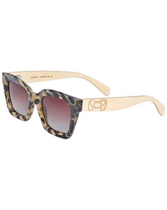 Earth Wood Unisex Antalya 55mm Polarized Sunglasses