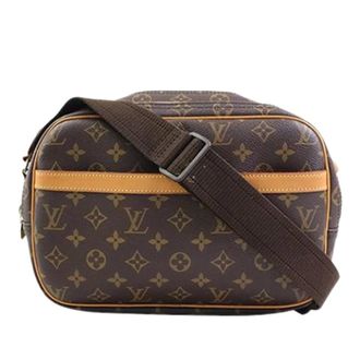 Louis Vuitton Pre-owned Reporter PM - Dames - Pre-owned - Bruin - Maat: ONE Size Leer