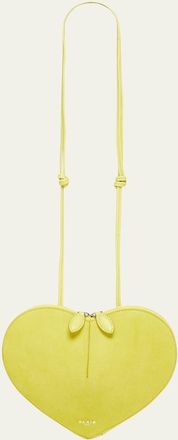 Alaia Le Coeur Crossbody Bag in Suede