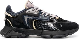 Lacoste low-top sneakers - men - Fabric/Calf Leather/Fabric/Rubber - 11.5 - Black